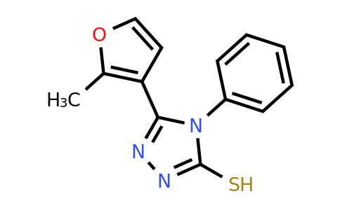 CAS 346464-59-3 | 5-(2-Methylfuran-3-yl)-4-phenyl-4H-1,2,4-triazole-3-thiol
