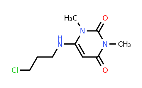 CAS 34654-81-4 | 6-((3-Chloropropyl)amino)-1,3-dimethylpyrimidine-2,4(1H,3H)-dione