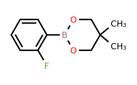 CAS 346656-39-1 | 1-(5,5-Dimethyl-1,3,2-dioxaborinan-2-YL)-2-fluorobenzene