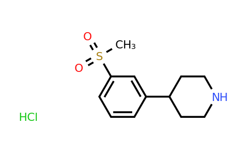 CAS 346688-60-6 | 4-(3-(Methylsulfonyl)phenyl)piperidine hydrochloride