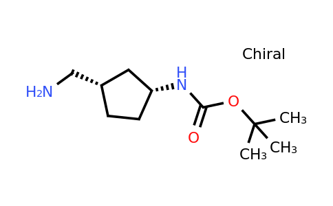 CAS 347185-71-1 | tert-Butyl ((1R,3S)-3-(aminomethyl)cyclopentyl)carbamate