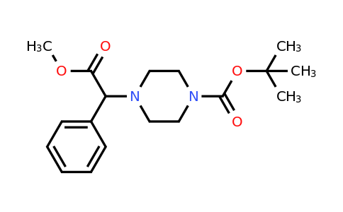 CAS 347186-48-5 | tert-butyl 4-(2-methoxy-2-oxo-1-phenylethyl)piperazine-1-carboxylate