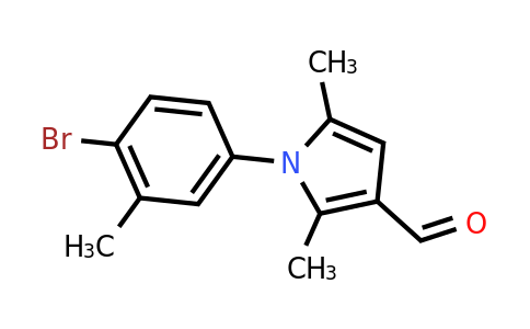 CAS 347331-84-4 | 1-(4-Bromo-3-methylphenyl)-2,5-dimethyl-1H-pyrrole-3-carbaldehyde