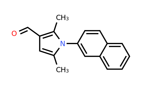 CAS 347332-17-6 | 2,5-Dimethyl-1-(naphthalen-2-yl)-1H-pyrrole-3-carbaldehyde