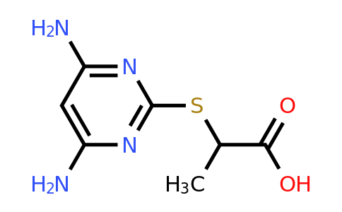 CAS 347341-51-9 | 2-((4,6-Diaminopyrimidin-2-yl)thio)propanoic acid