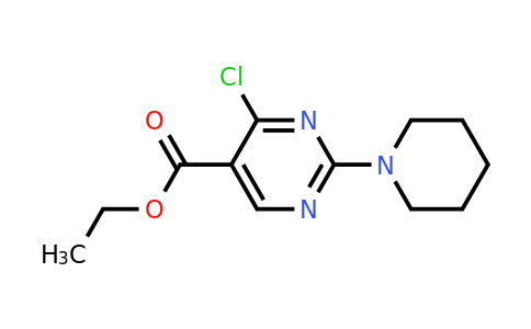 CAS 34750-24-8 | Ethyl 4-chloro-2-(piperidin-1-yl)pyrimidine-5-carboxylate