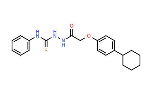 CAS 347910-62-7 | 2-(2-(4-Cyclohexylphenoxy)acetyl)-N-phenylhydrazinecarbothioamide