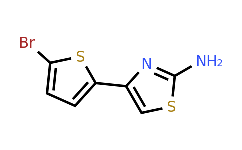 CAS 34801-14-4 | 4-(5-bromothiophen-2-yl)-1,3-thiazol-2-amine