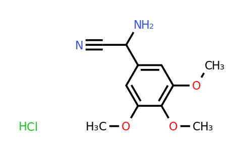 CAS 348143-69-1 | 2-Amino-2-(3,4,5-trimethoxyphenyl)acetonitrile hydrochloride