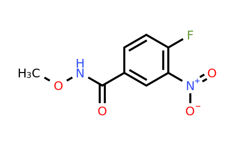 CAS 348165-46-8 | 4-Fluoro-N-methoxy-3-nitrobenzamide