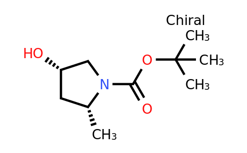 CAS 348165-62-8 | tert-butyl (2R,4S)-4-hydroxy-2-methylpyrrolidine-1-carboxylate