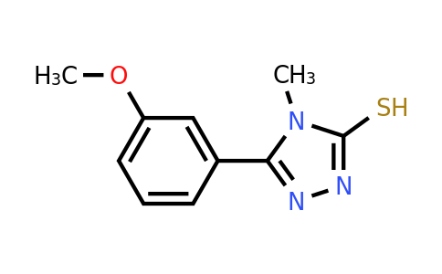 CAS 348593-44-2 | 5-(3-methoxyphenyl)-4-methyl-4H-1,2,4-triazole-3-thiol