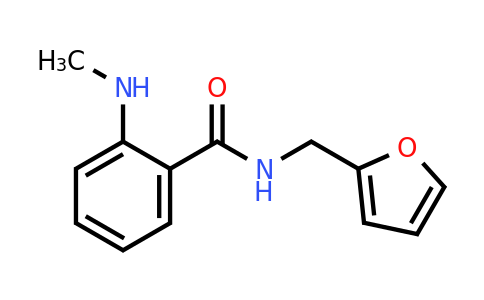 CAS 348612-47-5 | N-[(furan-2-yl)methyl]-2-(methylamino)benzamide