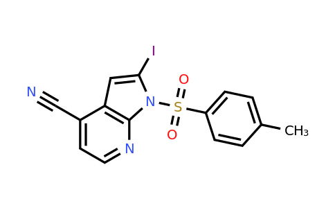 CAS 348639-79-2 | 2-iodo-1-tosyl-1H-pyrrolo[2,3-b]pyridine-4-carbonitrile