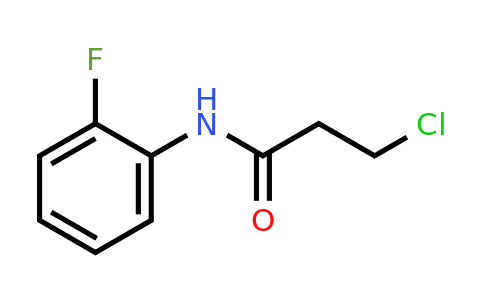 CAS 349097-66-1 | 3-Chloro-N-(2-fluorophenyl)propanamide