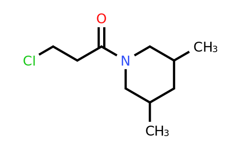 CAS 349097-99-0 | 3-Chloro-1-(3,5-dimethylpiperidin-1-yl)propan-1-one