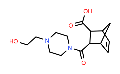 CAS 349102-92-7 | 3-[4-(2-Hydroxyethyl)piperazine-1-carbonyl]bicyclo[2.2.1]hept-5-ene-2-carboxylic acid