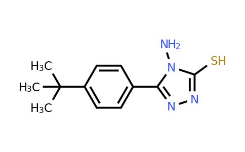 CAS 349116-17-2 | 4-amino-5-(4-tert-butylphenyl)-4H-1,2,4-triazole-3-thiol