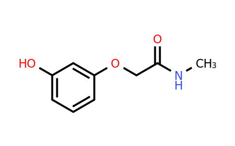 CAS 34918-51-9 | 2-(3-hydroxyphenoxy)-N-methylacetamide