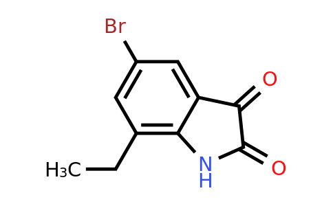 CAS 34921-60-3 | 5-Bromo-7-ethylindoline-2,3-dione
