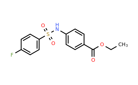 CAS 349402-78-4 | Ethyl 4-(4-fluorophenylsulfonamido)benzoate