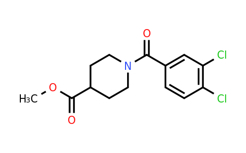 CAS 349616-92-8 | methyl 1-(3,4-dichlorobenzoyl)piperidine-4-carboxylate