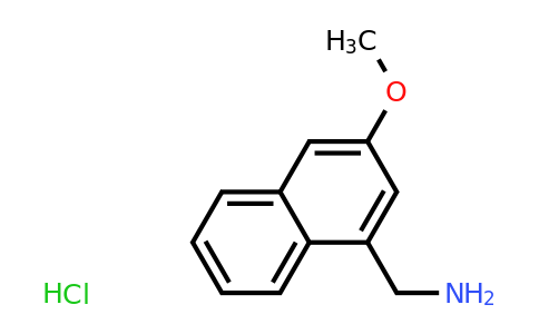 CAS 350234-20-7 | (3-Methoxynaphthalen-1-yl)methanamine hydrochloride