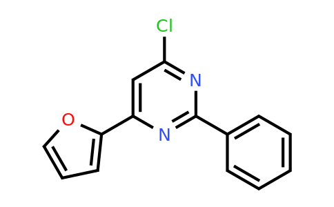 CAS 350490-75-4 | 4-Chloro-6-(furan-2-yl)-2-phenylpyrimidine