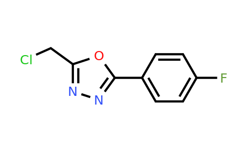 CAS 350672-14-9 | 2-(Chloromethyl)-5-(4-fluorophenyl)-1,3,4-oxadiazole