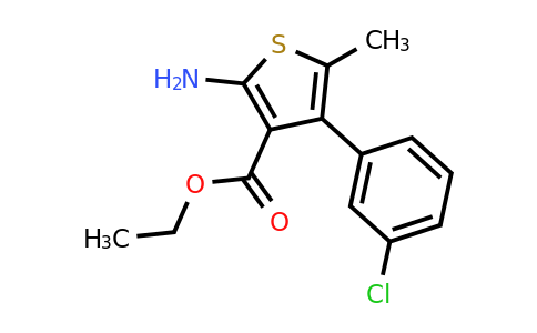 CAS 350989-54-7 | ethyl 2-amino-4-(3-chlorophenyl)-5-methylthiophene-3-carboxylate
