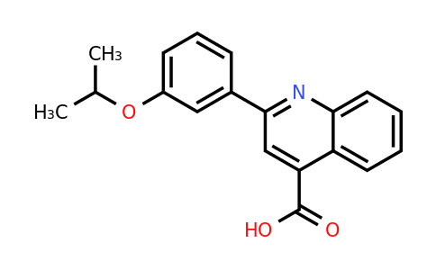 CAS 350989-59-2 | 2-(3-Isopropoxyphenyl)quinoline-4-carboxylic acid