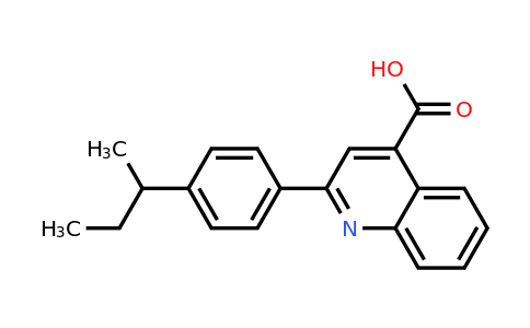 CAS 350997-42-1 | 2-(4-(sec-Butyl)phenyl)quinoline-4-carboxylic acid