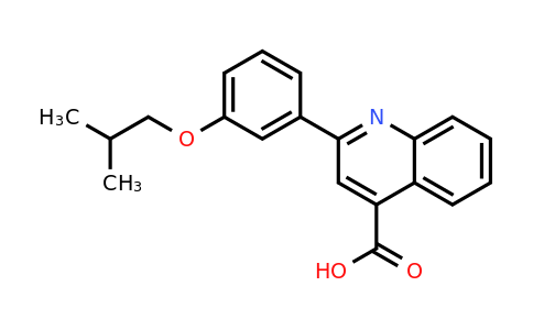 CAS 350997-45-4 | 2-(3-Isobutoxyphenyl)quinoline-4-carboxylic acid