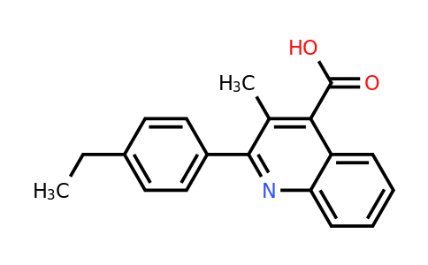 CAS 350997-48-7 | 2-(4-Ethylphenyl)-3-methylquinoline-4-carboxylic acid