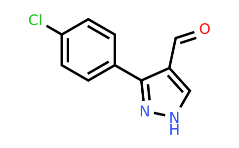 CAS 350997-67-0 | 3-(4-Chloro-phenyl)-1H-pyrazole-4-carbaldehyde