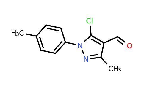 CAS 350997-70-5 | 5-chloro-3-methyl-1-(4-methylphenyl)-1H-pyrazole-4-carbaldehyde