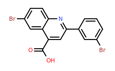 CAS 350998-36-6 | 6-Bromo-2-(3-bromophenyl)quinoline-4-carboxylic acid
