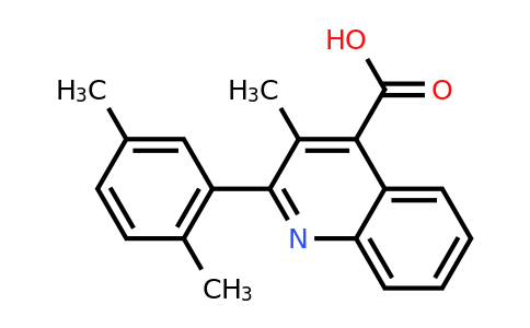CAS 350999-29-0 | 2-(2,5-Dimethylphenyl)-3-methylquinoline-4-carboxylic acid