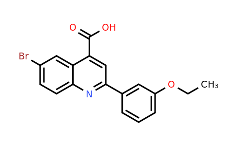CAS 350999-95-0 | 6-Bromo-2-(3-ethoxyphenyl)quinoline-4-carboxylic acid