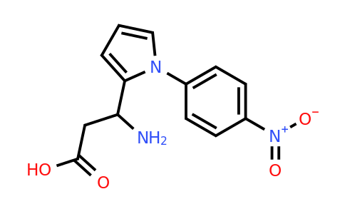 CAS 351062-23-2 | 3-Amino-3-(1-(4-nitrophenyl)-1H-pyrrol-2-yl)propanoic acid