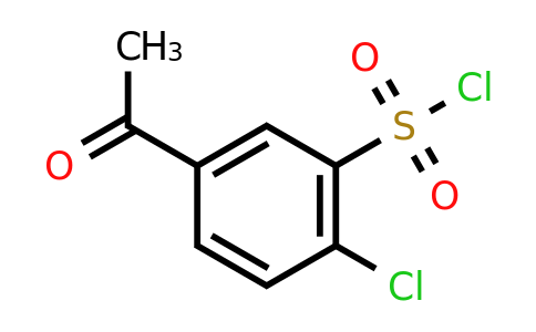 CAS 3511-47-5 | 5-acetyl-2-chlorobenzene-1-sulfonyl chloride