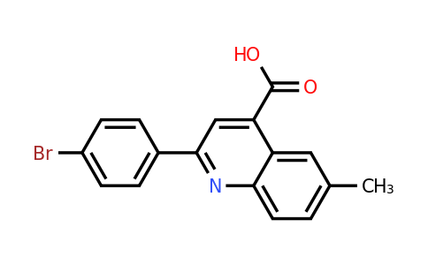 CAS 351332-55-3 | 2-(4-Bromophenyl)-6-methylquinoline-4-carboxylic acid