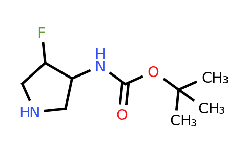 CAS 351369-12-5 | Tert-butyl (4-fluoro-3-pyrrolidinyl)carbamate
