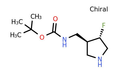 CAS 351370-65-5 | tert-butyl N-{[trans-4-fluoropyrrolidin-3-yl]methyl}carbamate