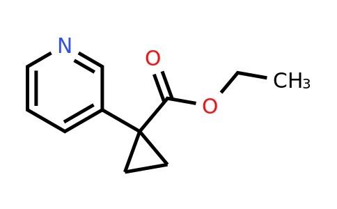 CAS 351421-95-9 | Ethyl 1-(pyridin-3-yl)cyclopropanecarboxylate