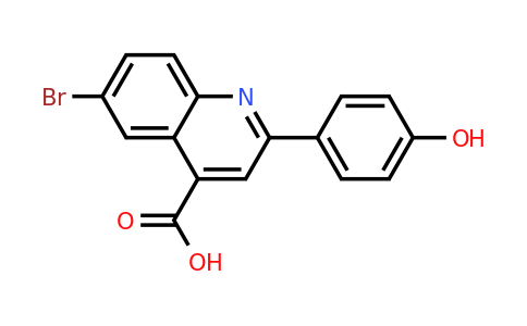 CAS 351443-08-8 | 6-Bromo-2-(4-hydroxyphenyl)quinoline-4-carboxylic acid
