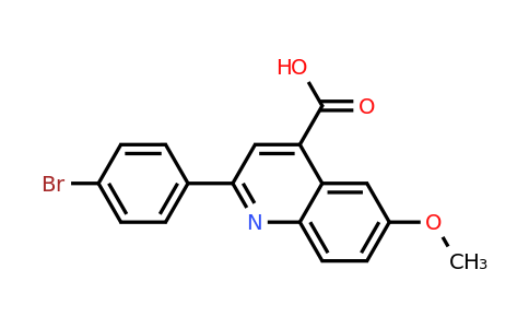 CAS 35181-24-9 | 2-(4-Bromophenyl)-6-methoxyquinoline-4-carboxylic acid