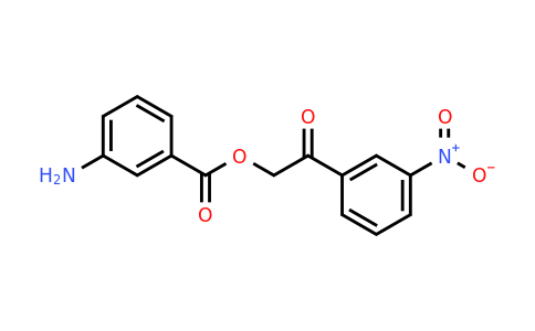 CAS 351896-55-4 | 2-(3-Nitrophenyl)-2-oxoethyl 3-aminobenzoate