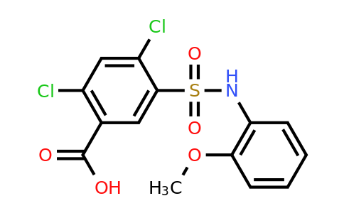 CAS 351898-80-1 | 2,4-dichloro-5-[(2-methoxyphenyl)sulfamoyl]benzoic acid
