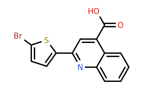 CAS 351982-36-0 | 2-(5-Bromothiophen-2-yl)quinoline-4-carboxylic acid